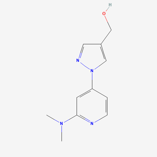 [1-[2-(dimethylamino)pyridin-4-yl]pyrazol-4-yl]methanol (CAS: 1429309-30-7) - Related Chemical Product