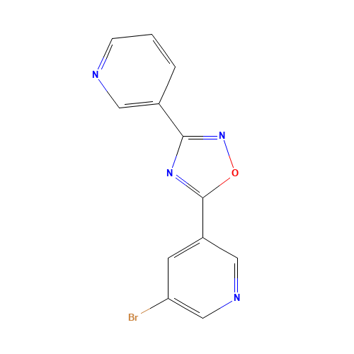 5-(5-bromopyridin-3-yl)-3-pyridin-3-yl-1,2,4-oxadiazole (CAS: 1033723-99-7) - Related Chemical Product