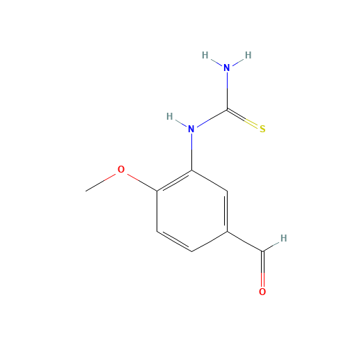 (5-formyl-2-methoxyphenyl)thiourea (CAS: 383870-68-6) - Related Chemical Product