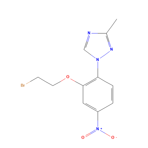1-[2-(2-bromoethoxy)-4-nitrophenyl]-3-methyl-1,2,4-triazole (CAS: 1356009-22-7) - Related Chemical Product
