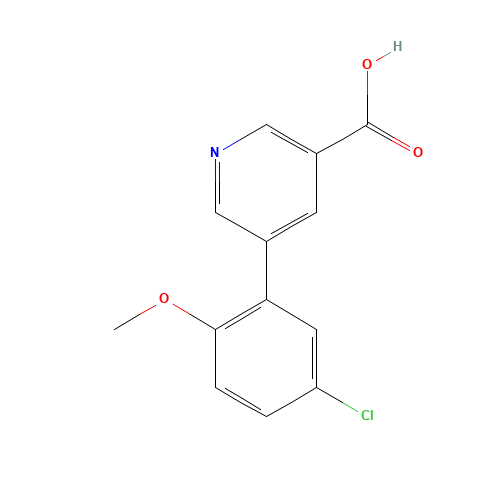 5-(5-chloro-2-methoxyphenyl)pyridine-3-carboxylic acid (CAS: 376592-17-5) - Related Chemical Product