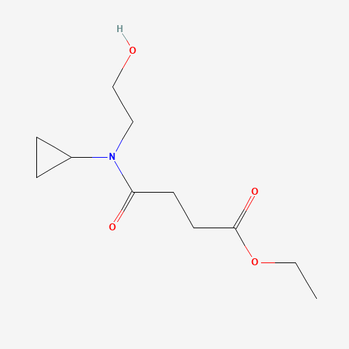 ethyl 4-[cyclopropyl(2-hydroxyethyl)amino]-4-oxobutanoate (CAS: 1153255-86-7) - Related Chemical Product