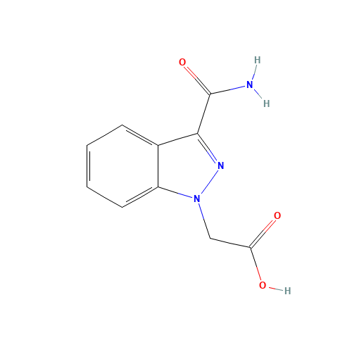 2-(3-carbamoylindazol-1-yl)acetic acid (CAS: 1386457-64-2) - Related Chemical Product