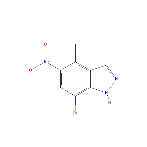 7-bromo-4-methyl-5-nitro-1H-indazole (CAS: 952183-46-9) - Related Chemical Product