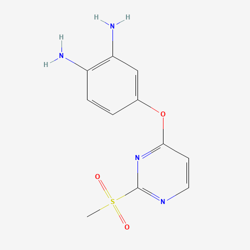 4-(2-methylsulfonylpyrimidin-4-yl)oxybenzene-1,2-diamine (CAS: 952490-49-2) - Related Chemical Product
