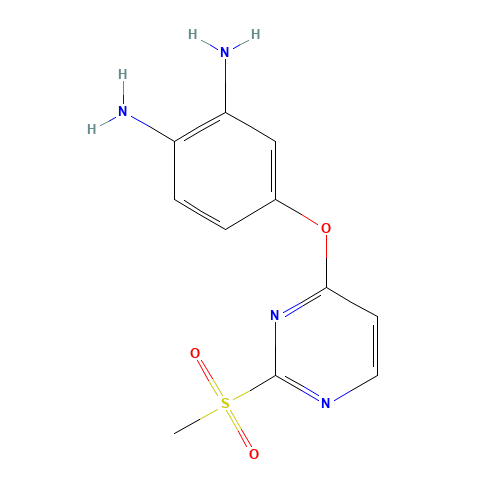 4-(2-methylsulfonylpyrimidin-4-yl)oxybenzene-1,2-diamine (CAS: 952490-49-2) - Related Chemical Product