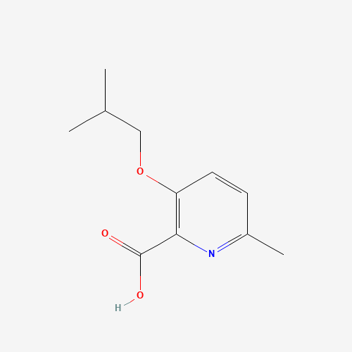 6-methyl-3-(2-methylpropoxy)pyridine-2-carboxylic acid (CAS: 1233520-11-0) - Related Chemical Product