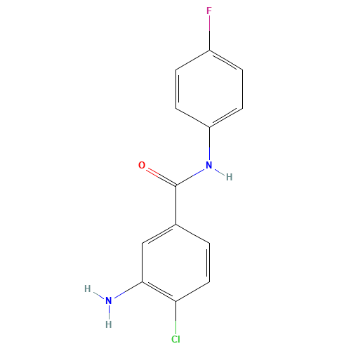 3-amino-4-chloro-N-(4-fluorophenyl)benzamide (CAS: 953895-56-2) - Related Chemical Product
