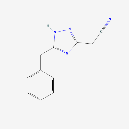 2-(5-benzyl-1H-1,2,4-triazol-3-yl)acetonitrile (CAS: 57723-86-1) - Related Chemical Product