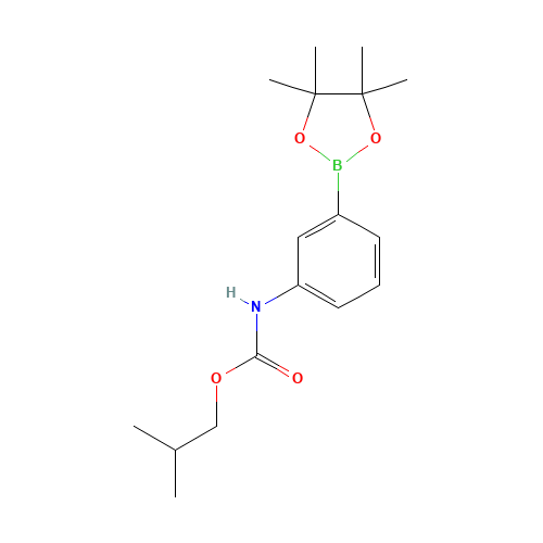 2-methylpropyl N-[3-(4,4,5,5-tetramethyl-1,3,2-dioxaborolan-2-yl)phenyl]carbamate (CAS: 1314389-83-7) - Related Chemical Product