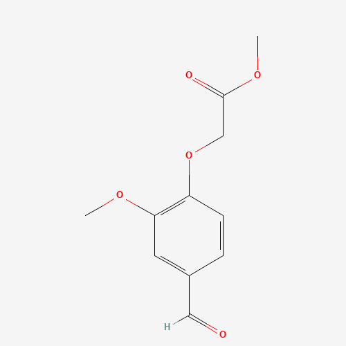 methyl 2-(4-formyl-2-methoxyphenoxy)acetate (CAS: 79317-30-9) - Related Chemical Product