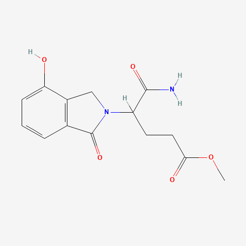 methyl 5-amino-4-(7-hydroxy-3-oxo-1H-isoindol-2-yl)-5-oxopentanoate (CAS: 1323407-16-4) - Related Chemical Product