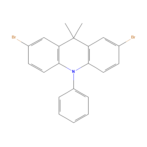 2,7-dibromo-9,9-dimethyl-10-phenylacridine (CAS: 1333316-36-1) - Related Chemical Product