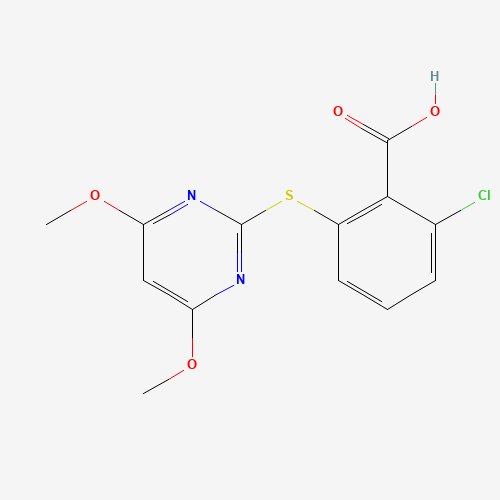 2-chloro-6-(4,6-dimethoxypyrimidin-2-yl)sulfanylbenzoic acid (CAS: 123342-93-8) - Related Chemical Product