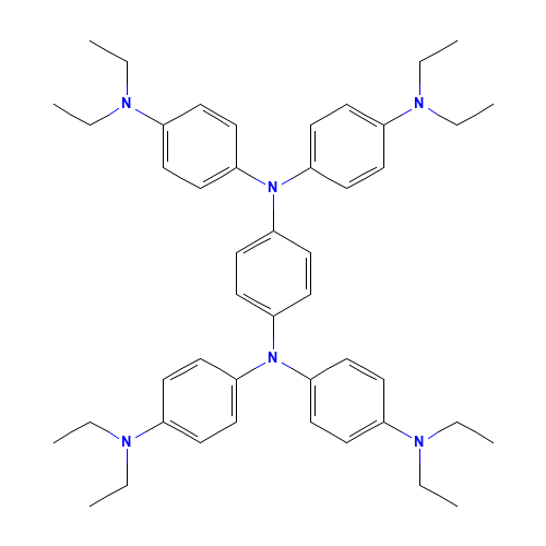 4-N-[4-[4-(diethylamino)-N-[4-(diethylamino)phenyl]anilino]phenyl]-4-N-[4-(diethylamino)phenyl]-1-N,1-N-diethylbenzene-1,4-diamine (CAS: 3956-73-8) - Related Chemical Product