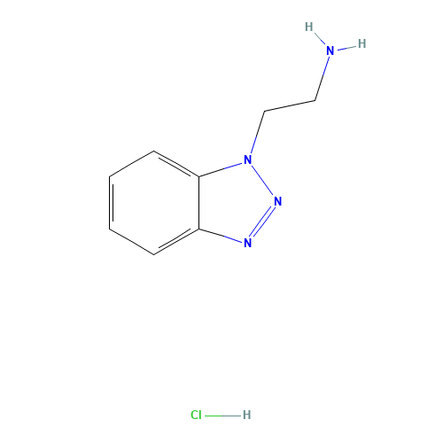 2-(benzotriazol-1-yl)ethanamine;hydrochloride (CAS: 2690-84-8) - Chemical Structure and Molecular Formula 