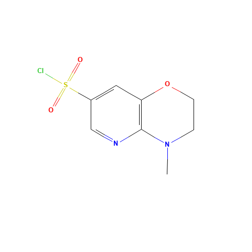 4-methyl-2,3-dihydropyrido[3,2-b][1,4]oxazine-7-sulfonyl chloride (CAS: 910037-13-7) - Related Chemical Product