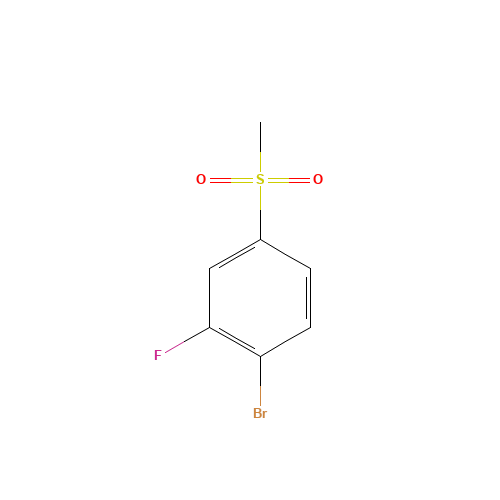 1-bromo-2-fluoro-4-methylsulfonylbenzene (CAS: 1032825-02-7) - Related Chemical Product