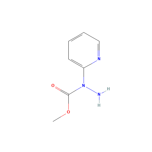 methyl N-amino-N-pyridin-2-ylcarbamate (CAS: 935475-87-9) - Chemical Structure and Molecular Formula 