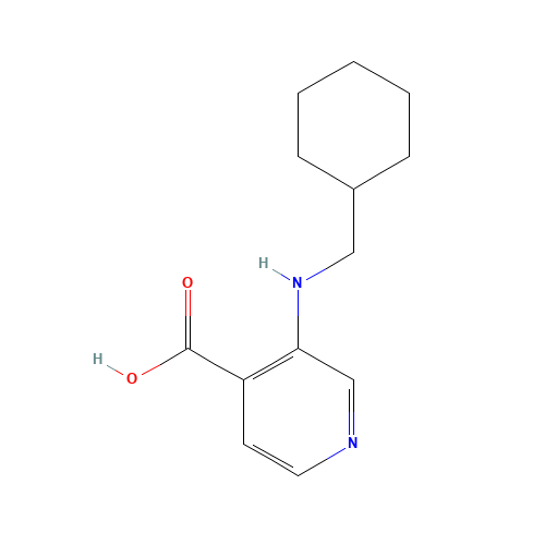 3-(cyclohexylmethylamino)pyridine-4-carboxylic acid (CAS: 1461602-16-3) - Related Chemical Product