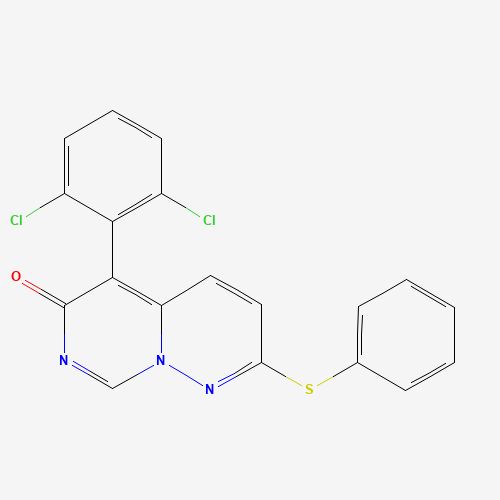 5-(2,6-dichlorophenyl)-2-phenylsulfanylpyrimido[1,6-b]pyridazin-6-one (CAS: 209409-98-3) - Related Chemical Product