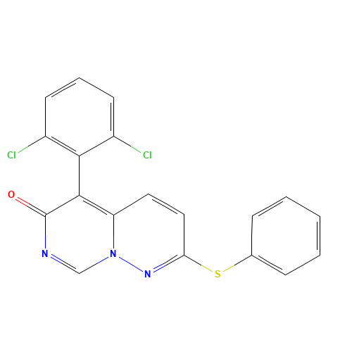 5-(2,6-dichlorophenyl)-2-phenylsulfanylpyrimido[1,6-b]pyridazin-6-one (CAS: 209409-98-3) - Related Chemical Product