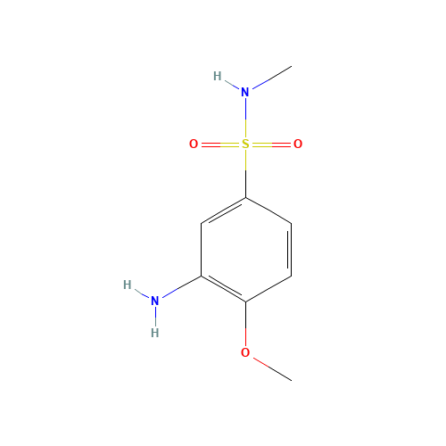 3-amino-4-methoxy-N-methylbenzenesulfonamide (CAS: 99969-26-3) - Related Chemical Product
