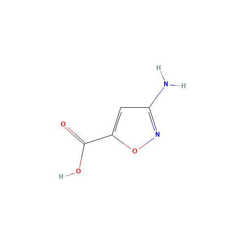 3-amino-1,2-oxazole-5-carboxylic acid (CAS: 1013929-55-9) - Chemical Structure and Molecular Formula 