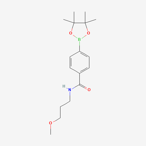 N-(3-methoxypropyl)-4-(4,4,5,5-tetramethyl-1,3,2-dioxaborolan-2-yl)benzamide (CAS: 1509932-25-5) - Related Chemical Product