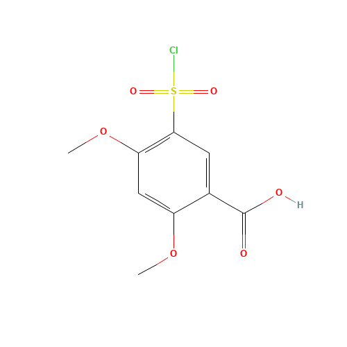 5-chlorosulfonyl-2,4-dimethoxybenzoic acid (CAS: 72135-75-2) - Related Chemical Product