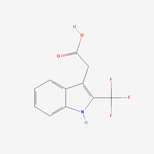 2-[2-(trifluoromethyl)-1H-indol-3-yl]acetic acid (CAS: 132502-93-3) - Related Chemical Product