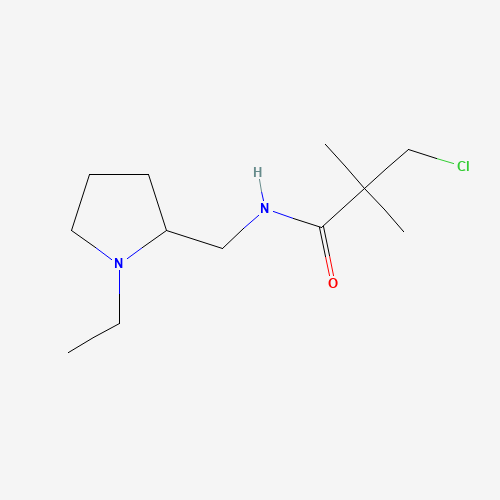 3-chloro-N-[(1-ethylpyrrolidin-2-yl)methyl]-2,2-dimethylpropanamide (CAS: 243963-39-5) - Related Chemical Product