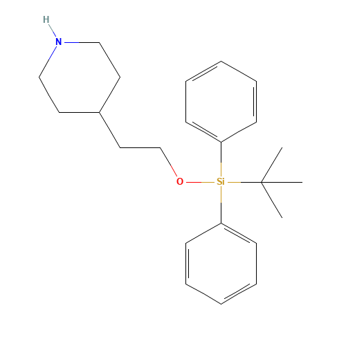 tert-butyl-diphenyl-(2-piperidin-4-ylethoxy)silane (CAS: 1333464-38-2) - Related Chemical Product