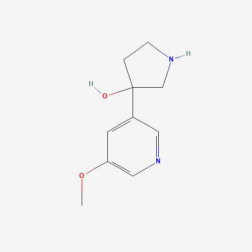 3-(5-methoxypyridin-3-yl)pyrrolidin-3-ol (CAS: 1225218-36-9) - Related Chemical Product