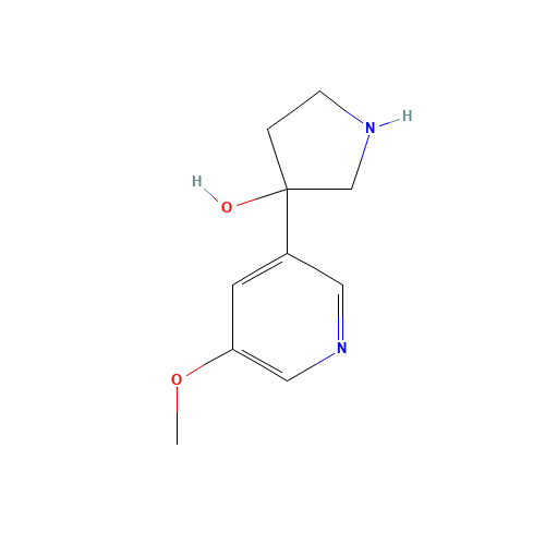 3-(5-methoxypyridin-3-yl)pyrrolidin-3-ol (CAS: 1225218-36-9) - Related Chemical Product
