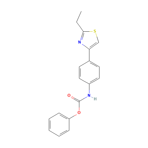 phenyl N-[4-(2-ethyl-1,3-thiazol-4-yl)phenyl]carbamate (CAS: 1432032-17-1) - Related Chemical Product
