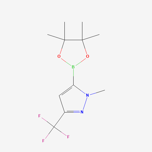 1-methyl-5-(4,4,5,5-tetramethyl-1,3,2-dioxaborolan-2-yl)-3-(trifluoromethyl)pyrazole (CAS: 1025719-23-6) - Related Chemical Product