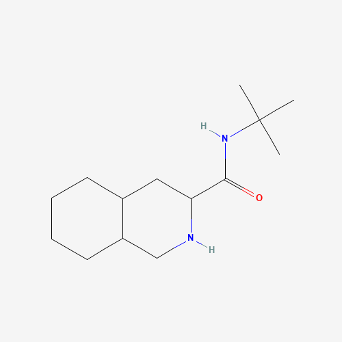 N-tert-butyl-1,2,3,4,4a,5,6,7,8,8a-decahydroisoquinoline-3-carboxamide (CAS: 168899-60-3) - Related Chemical Product