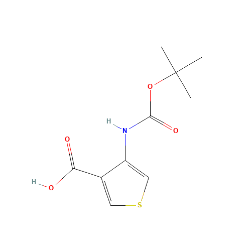 4-[(2-methylpropan-2-yl)oxycarbonylamino]thiophene-3-carboxylic acid (CAS: 108180-63-8) - Related Chemical Product