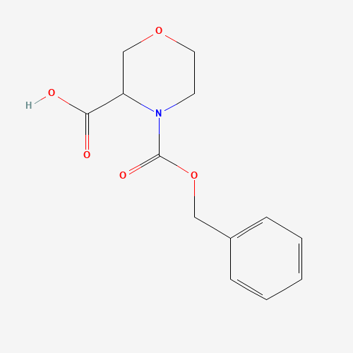 4-phenylmethoxycarbonylmorpholine-3-carboxylic acid (CAS: 256446-67-0) - Related Chemical Product