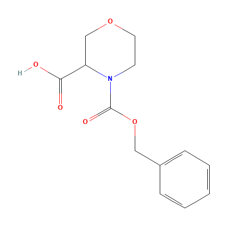 4-phenylmethoxycarbonylmorpholine-3-carboxylic acid (CAS: 256446-67-0) - Related Chemical Product