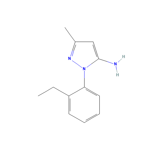 2-(2-ethylphenyl)-5-methylpyrazol-3-amine (CAS: 1020703-66-5) - Related Chemical Product