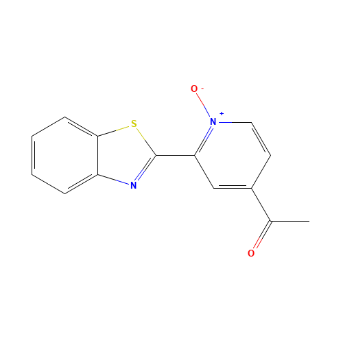 1-[2-(1,3-benzothiazol-2-yl)-1-oxidopyridin-1-ium-4-yl]ethanone (CAS: 1432592-59-0) - Related Chemical Product