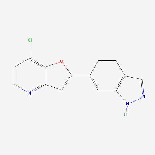 7-chloro-2-(1H-indazol-6-yl)furo[3,2-b]pyridine (CAS: 1360909-51-8) - Related Chemical Product