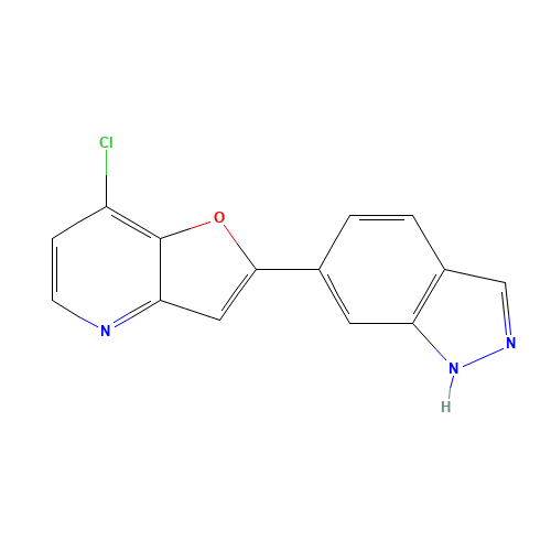 7-chloro-2-(1H-indazol-6-yl)furo[3,2-b]pyridine (CAS: 1360909-51-8) - Related Chemical Product
