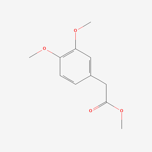 methyl 2-(3,4-dimethoxyphenyl)acetate (CAS: 15964-79-1) - Chemical Structure and Molecular Formula 