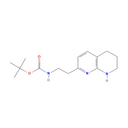 tert-butyl N-[2-(5,6,7,8-tetrahydro-1,8-naphthyridin-2-yl)ethyl]carbamate (CAS: 227751-78-2) - Related Chemical Product