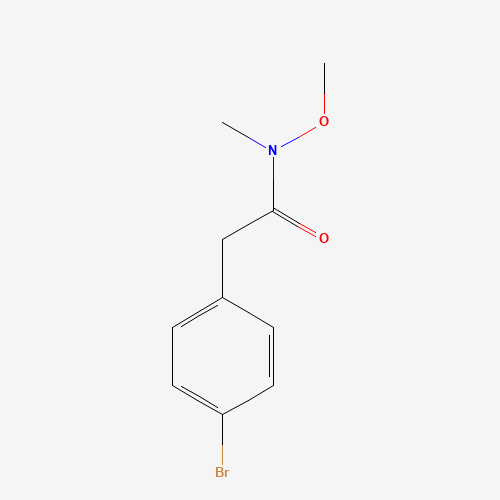 2-(4-bromophenyl)-N-methoxy-N-methylacetamide (CAS: 149652-50-6) - Related Chemical Product