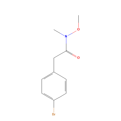2-(4-bromophenyl)-N-methoxy-N-methylacetamide (CAS: 149652-50-6) - Related Chemical Product
