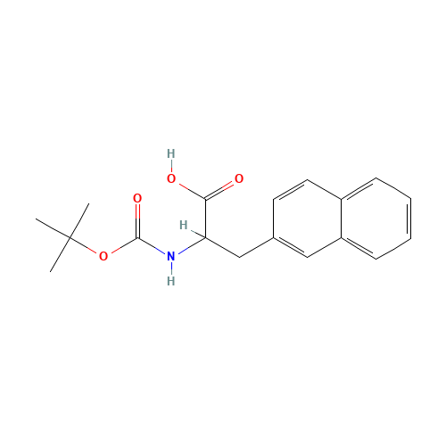 2-[(2-methylpropan-2-yl)oxycarbonylamino]-3-naphthalen-2-ylpropanoic acid (CAS: 56583-58-5) - Related Chemical Product